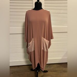 Elegant Pink Maxi Dress